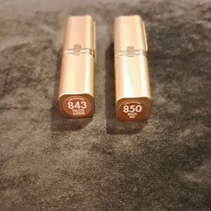 Gold Lipstick Duo - Toasted Almond & Brazen Nut
